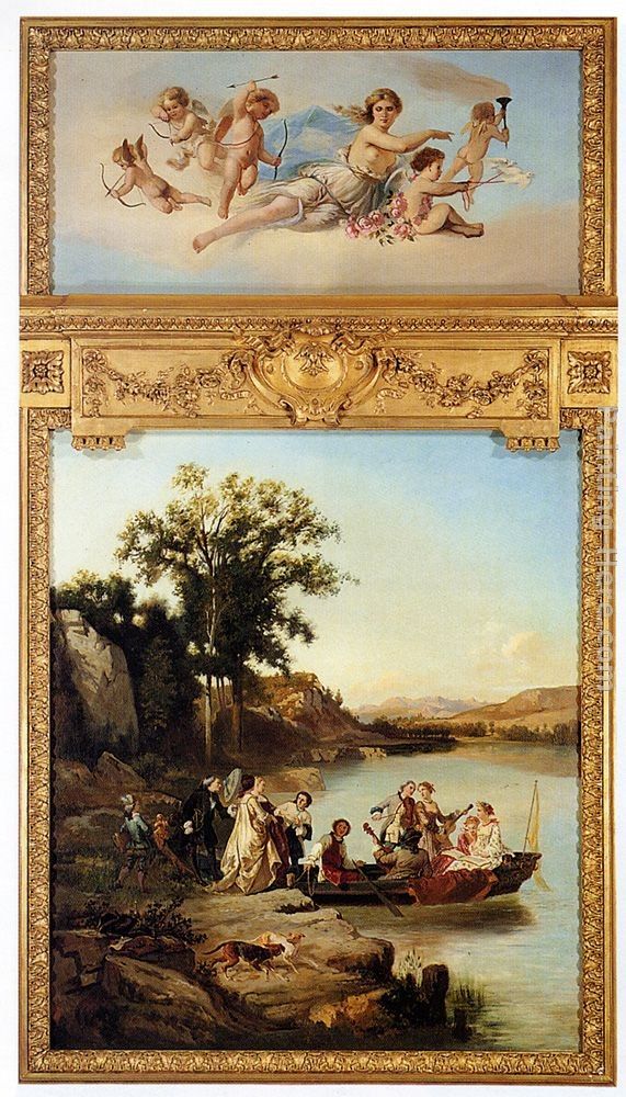 Charles Diodore Rahoult Allegory Of Spring The Goddess Pomona Surrounded By Putti